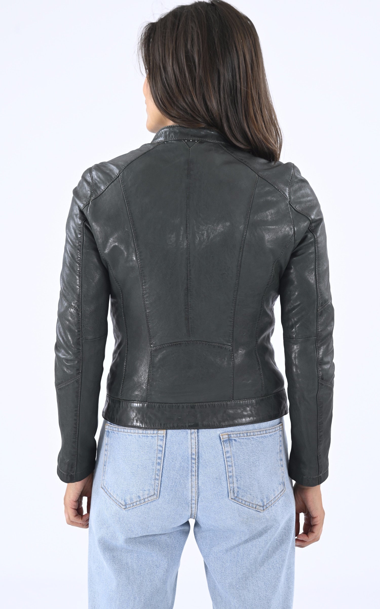 A &quot;JOLYA 102581&quot; Kaki Rose Garden Blouson Femme back photo 4