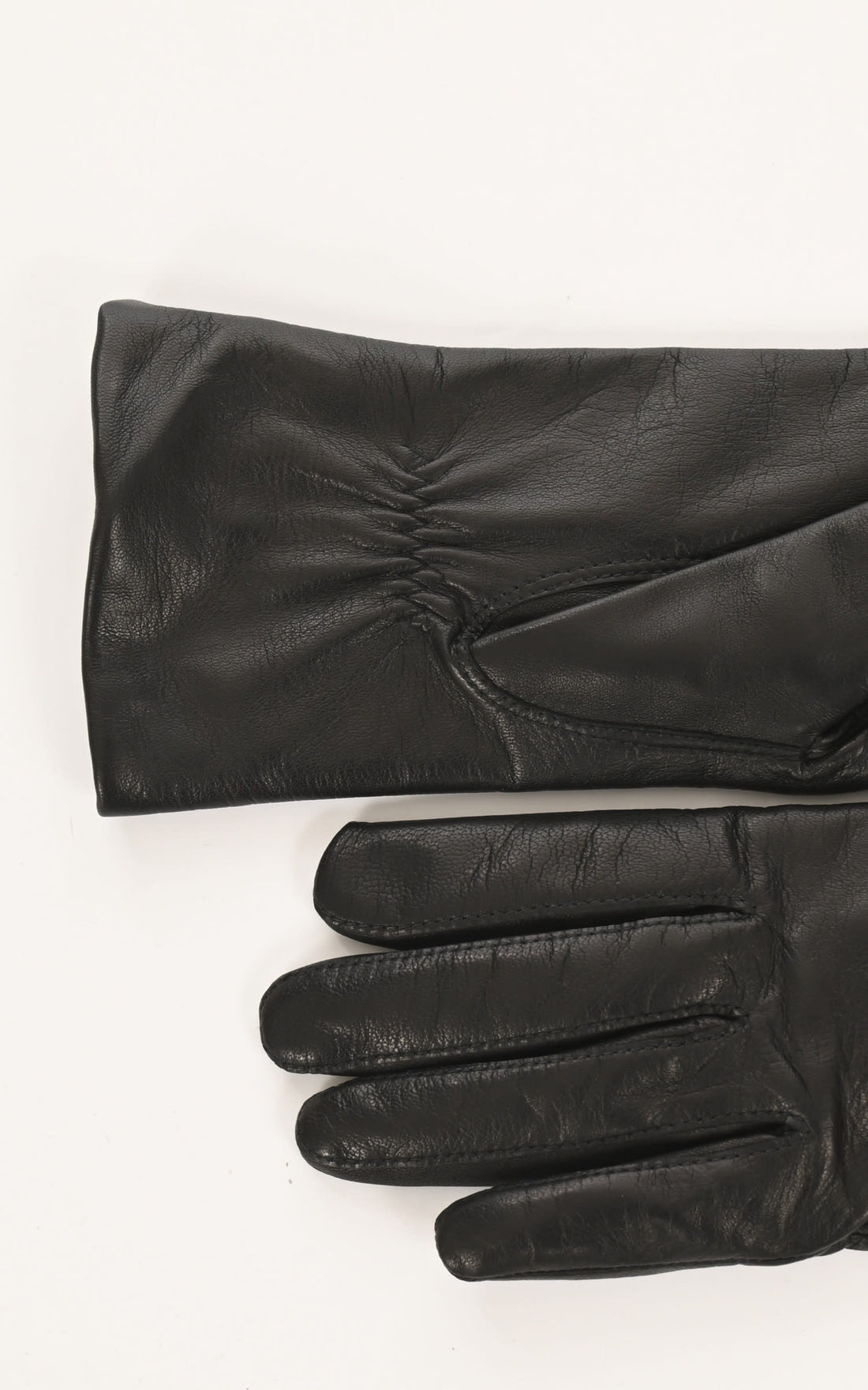 Gants Cuir Femme Hestra, modèle 14210 elisabeth de couleur noir