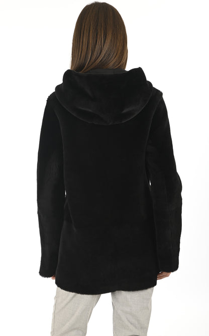 A &quot;B1053K 75CM&quot; Noir La Canadienne 3/4 Femme back photo