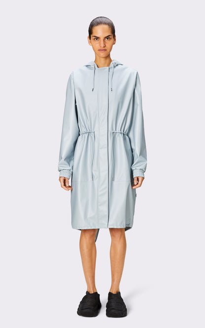 A &quot;18550 STRING PARKA&quot; Bleu Rains 7/8 Femme opened photo