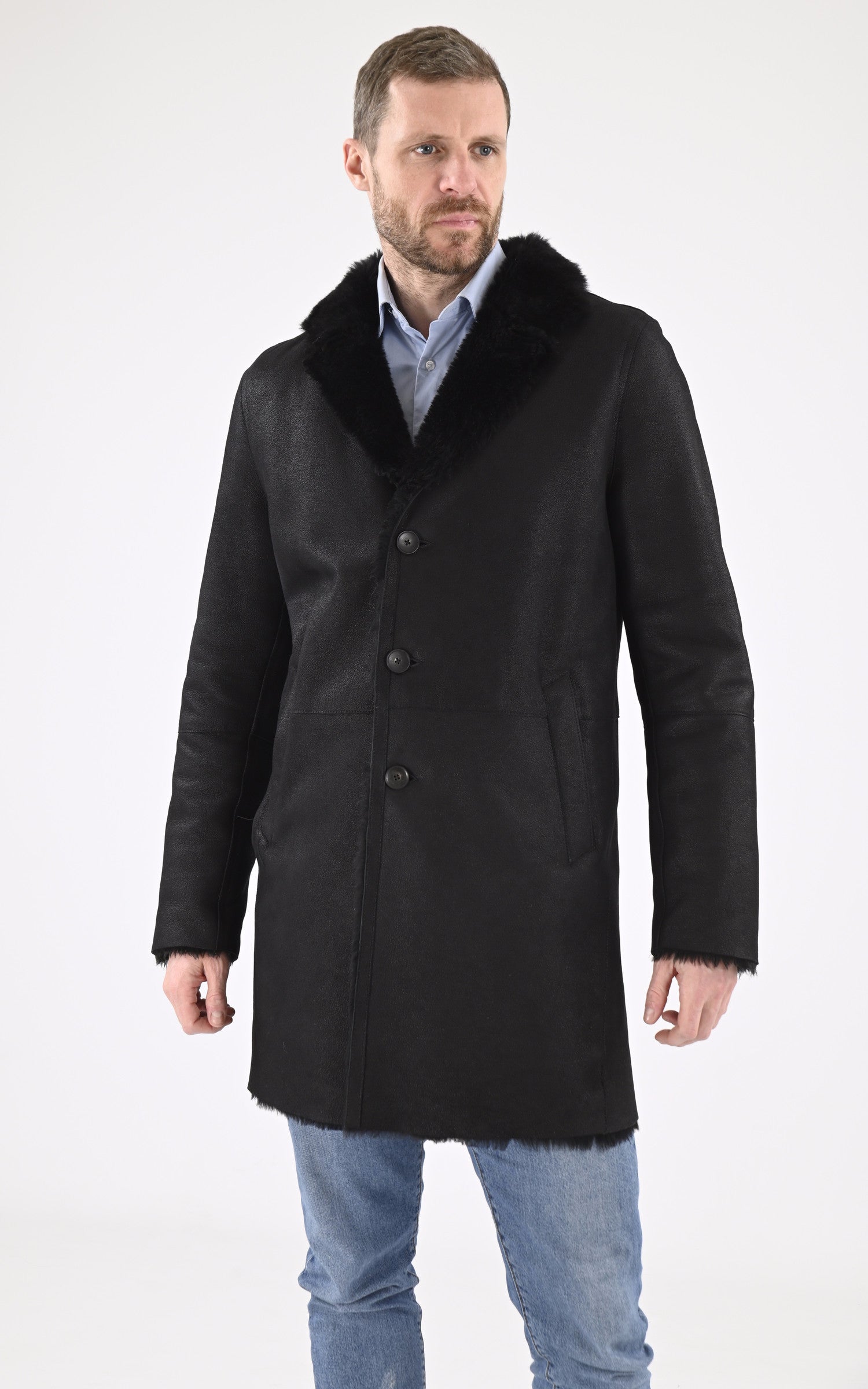 A &quot;T145&quot; Noir Suprema 7/8 Homme closed photo 2