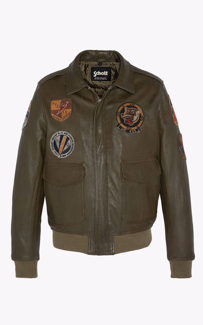 A &quot;LCFLIGHTWX23&quot; Kaki Schott Pilote Homme closed photo