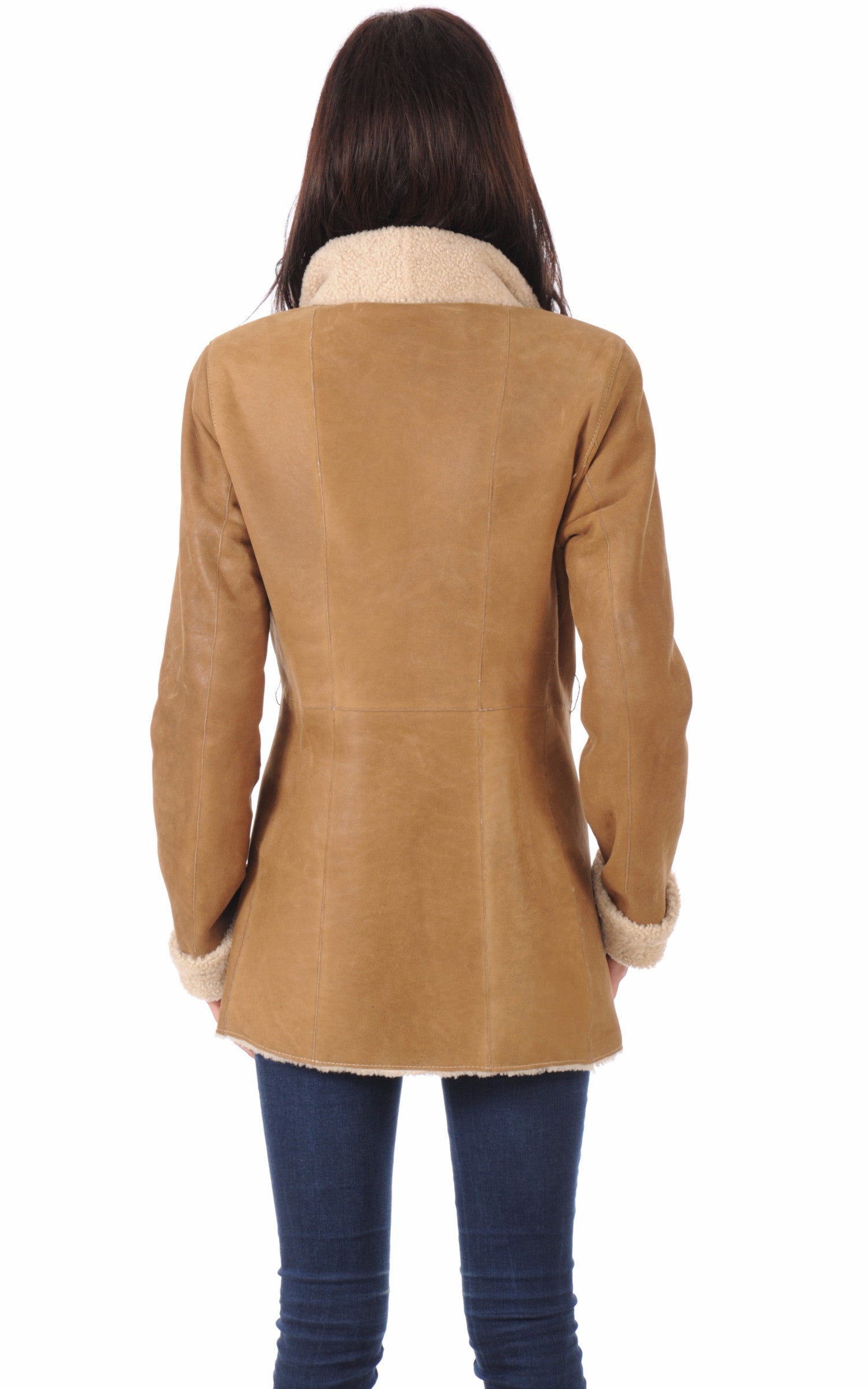 A &quot;1T7508 / 75 ESP&quot; Miel La Canadienne 3/4 Femme back photo 4