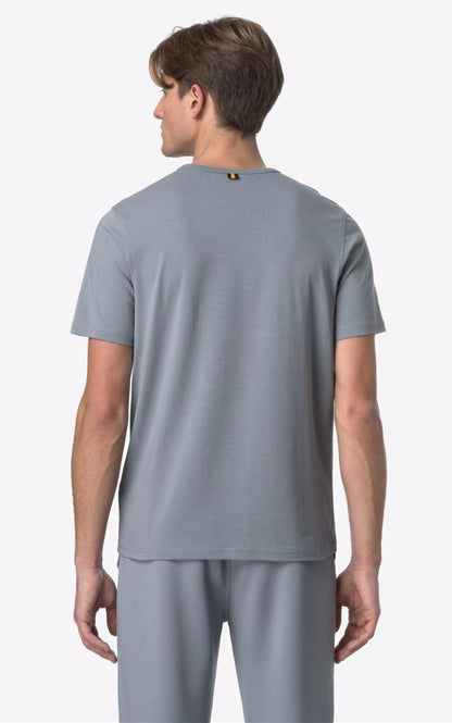 A &quot;ADAME K71349W&quot; Gris K-Way T-shirt Homme back photo