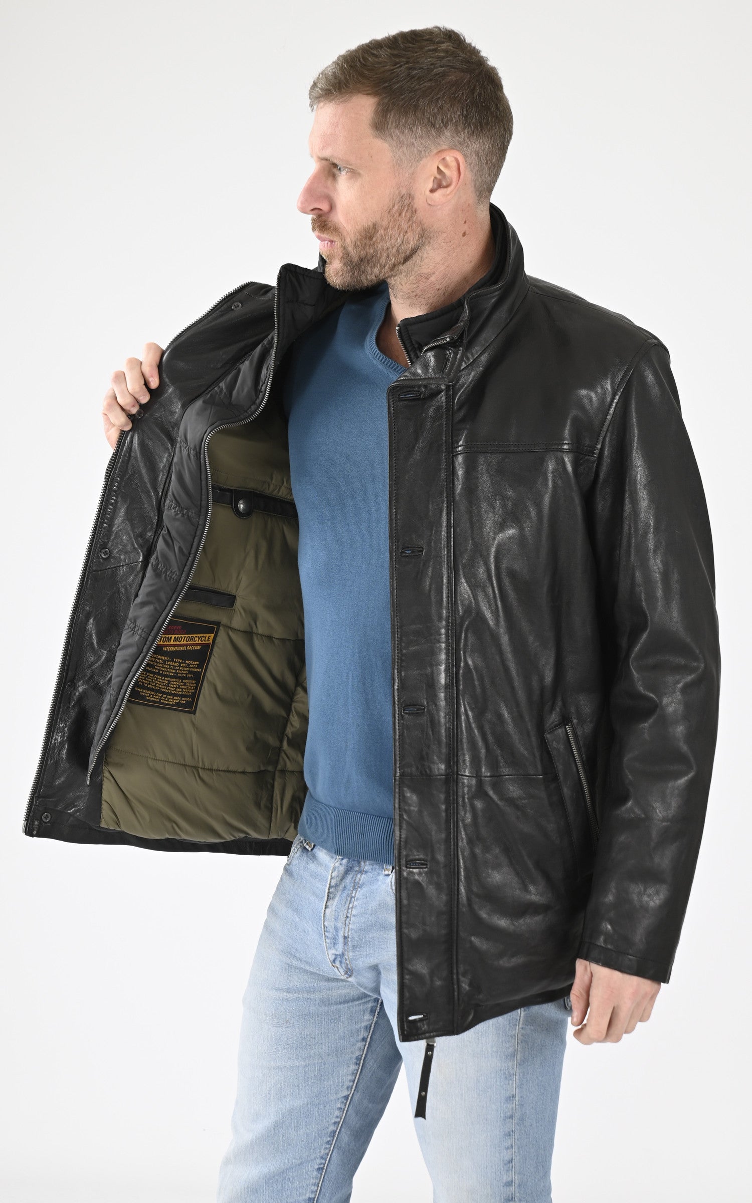 A &quot;MOOSE 102872&quot; Noir Daytona 73 3/4 Homme interior photo 3