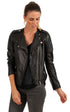 A "SHERRY FF" Noir La Canadienne Blouson Femme opened photo