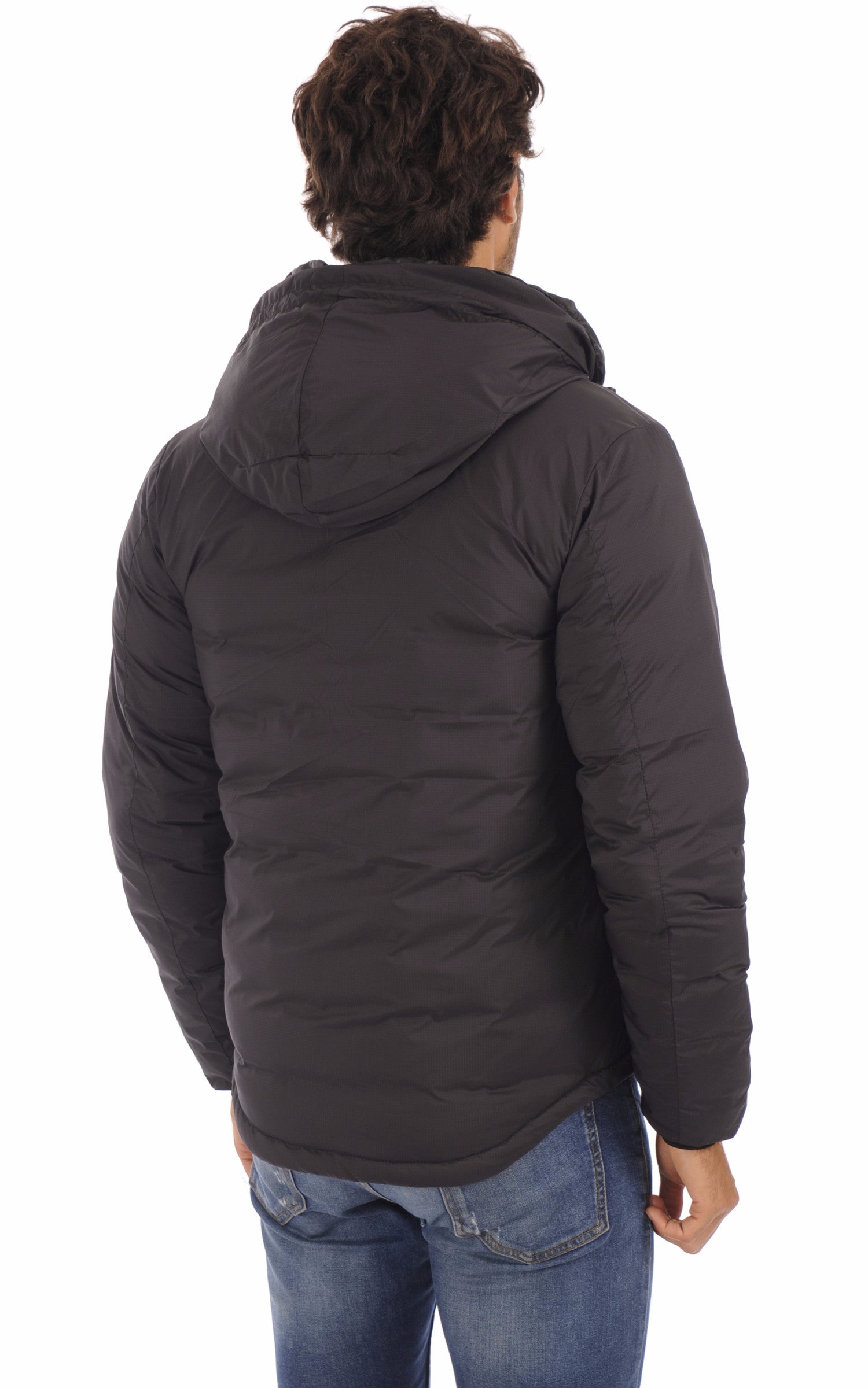 A &quot;LODGE HOODY 5078M&quot; Noir Canada Goose Bl Doudoune Homme back photo