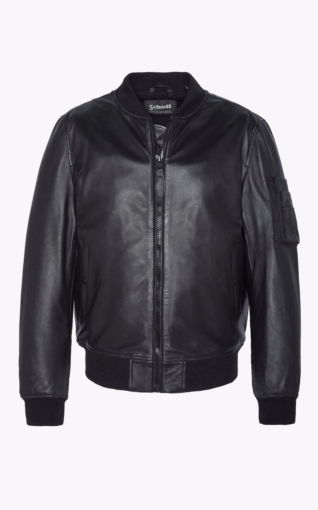 A &quot;LCQUEENS&quot; Noir Schott Blouson Homme opened photo