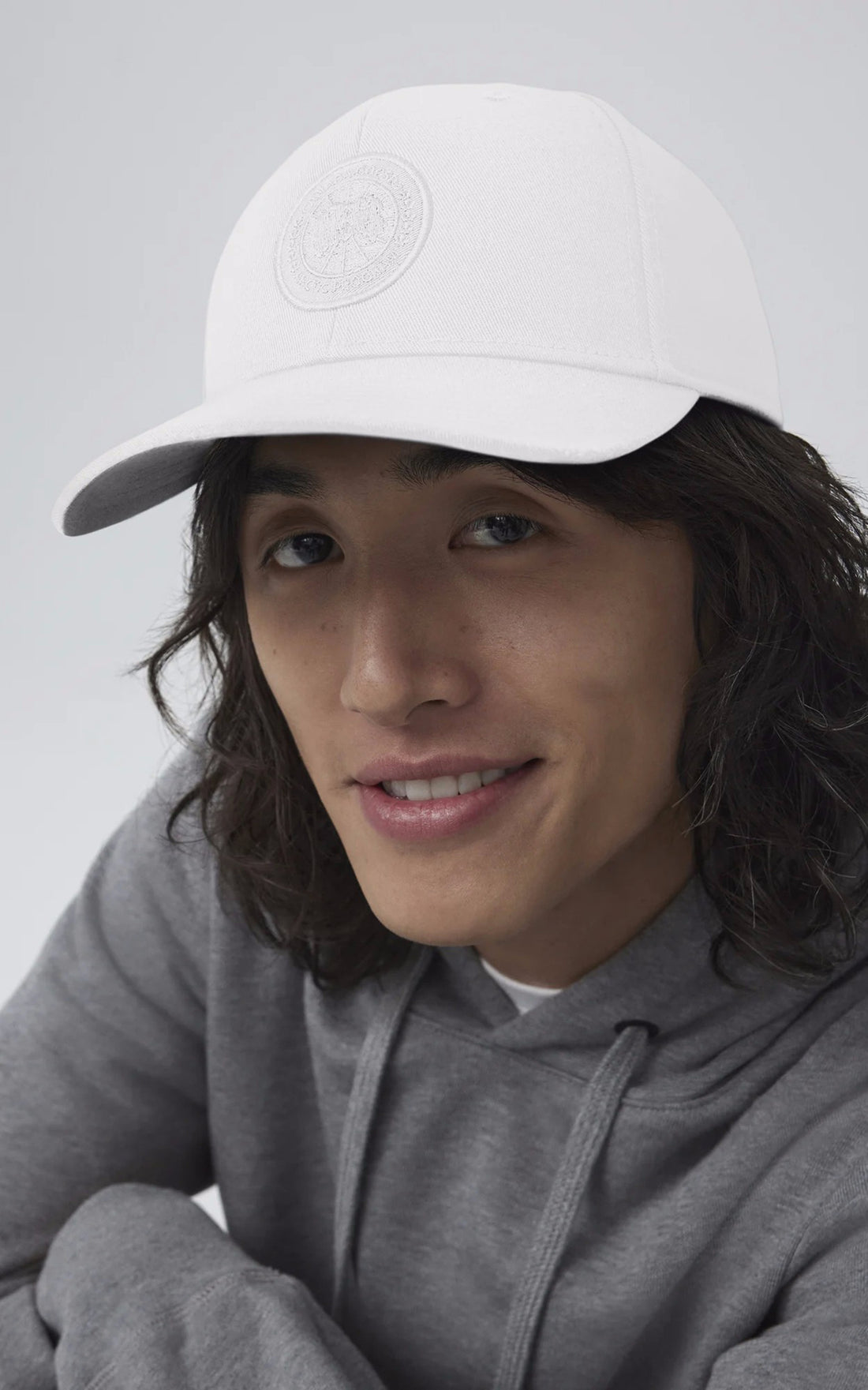 A &quot;TONAL CAP 5481U&quot; Blanc Canada Goose Casquette Mixte details photo