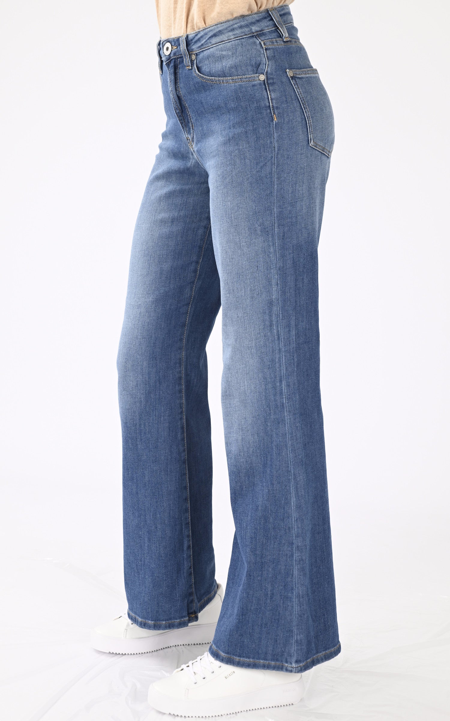 A &quot;TIAGO&quot; Bleu Denim Studio Pantalon Femme interior photo 3