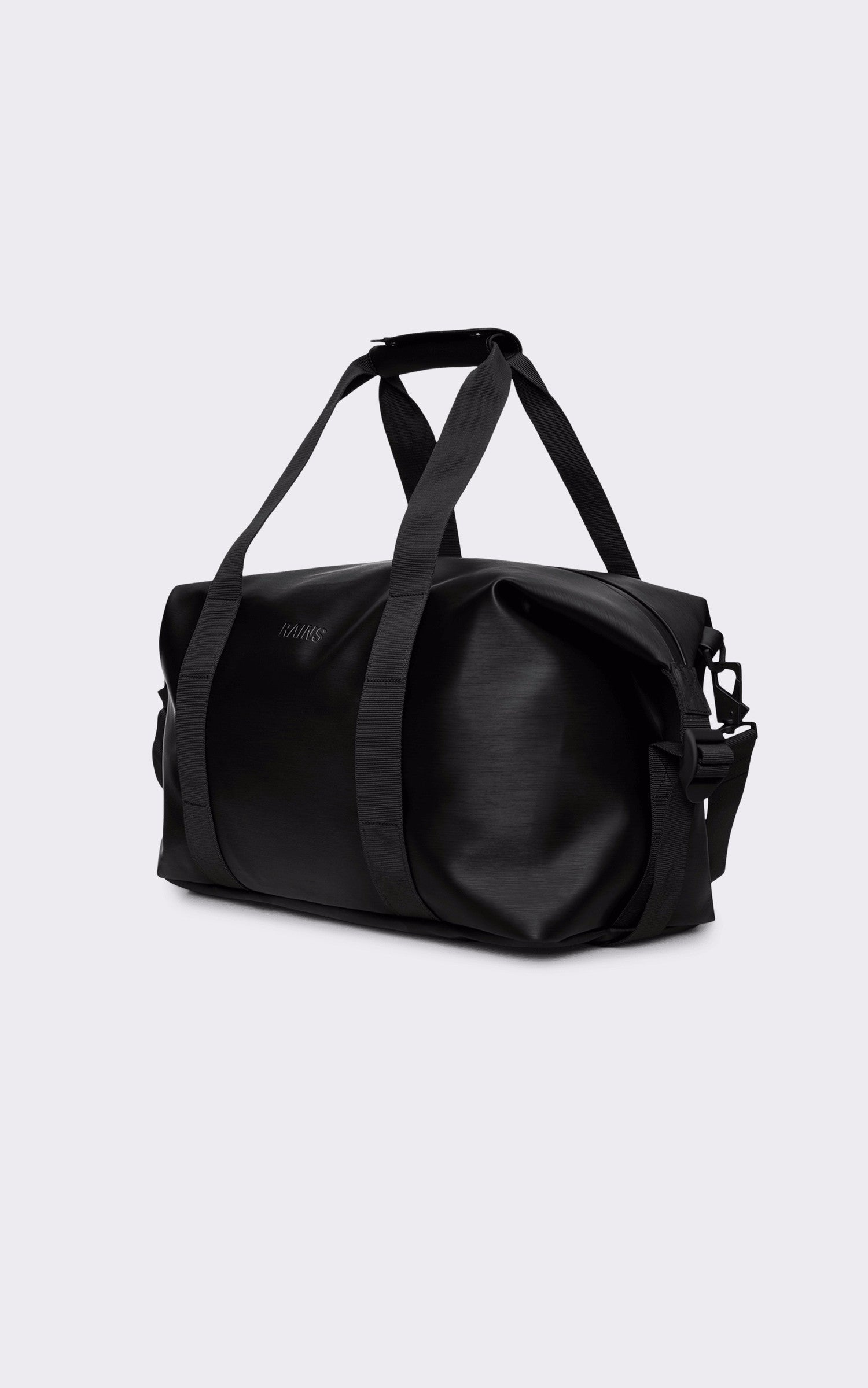 A &quot;14220 WEEK-END BAG SMALL&quot; Noir Rains Sac Mixte closed photo 4