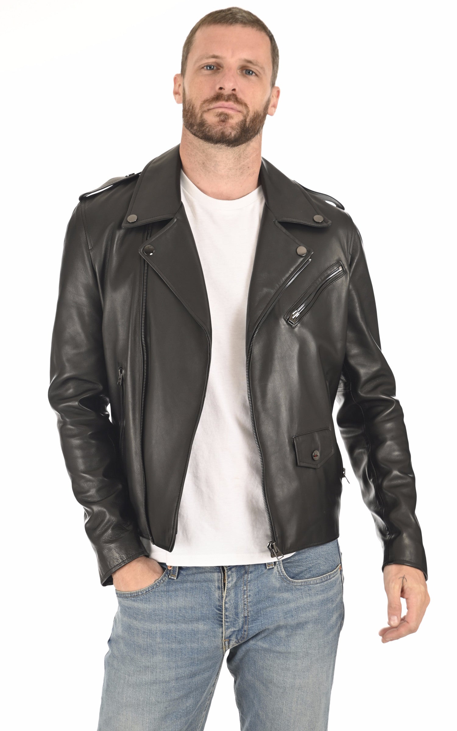 A &quot;SCARO FF&quot; Noir La Canadienne Perfecto Homme opened photo 1