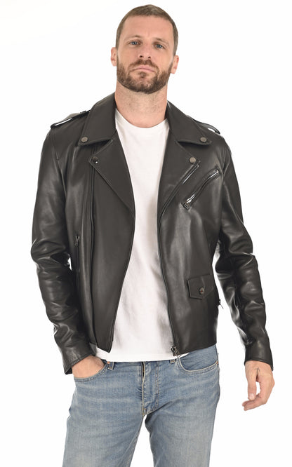 A &quot;SCARO FF&quot; Noir La Canadienne Perfecto Homme opened photo