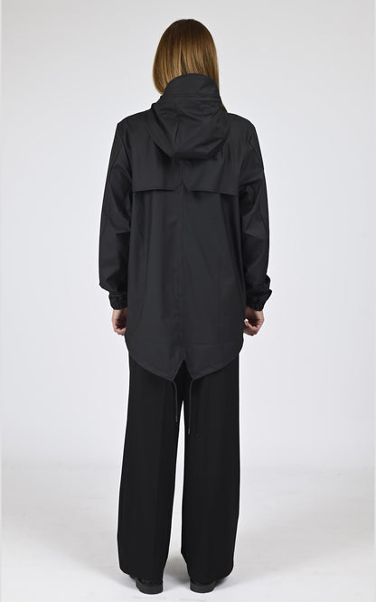 Veste Textile Mixte Rains, modèle 18010 fishtail de couleur noir