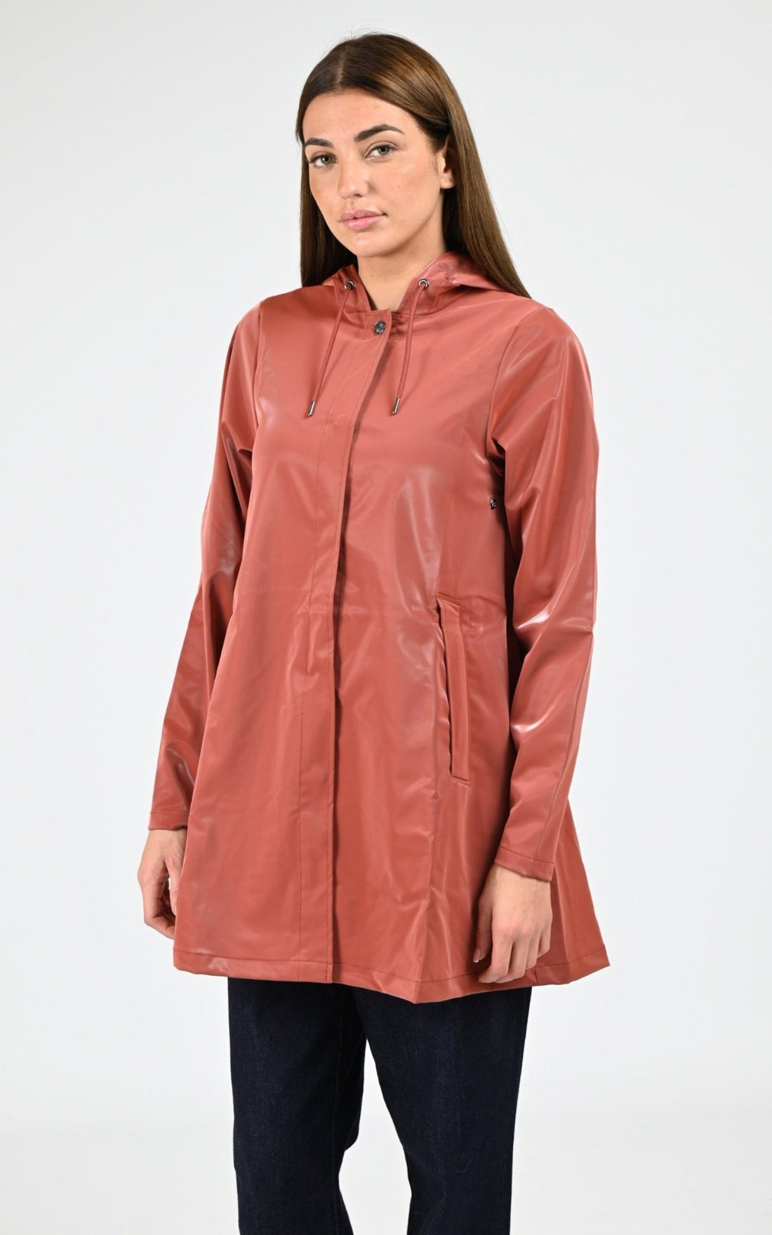 3/4 Textile Femme Rains, modèle 18050 a-line jacket de couleur honor 125