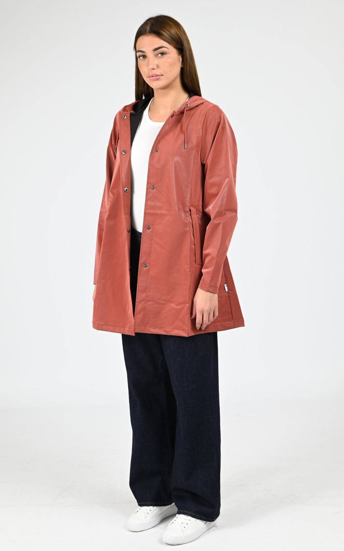 3/4 Textile Femme Rains, modèle 18050 a-line jacket de couleur honor 125