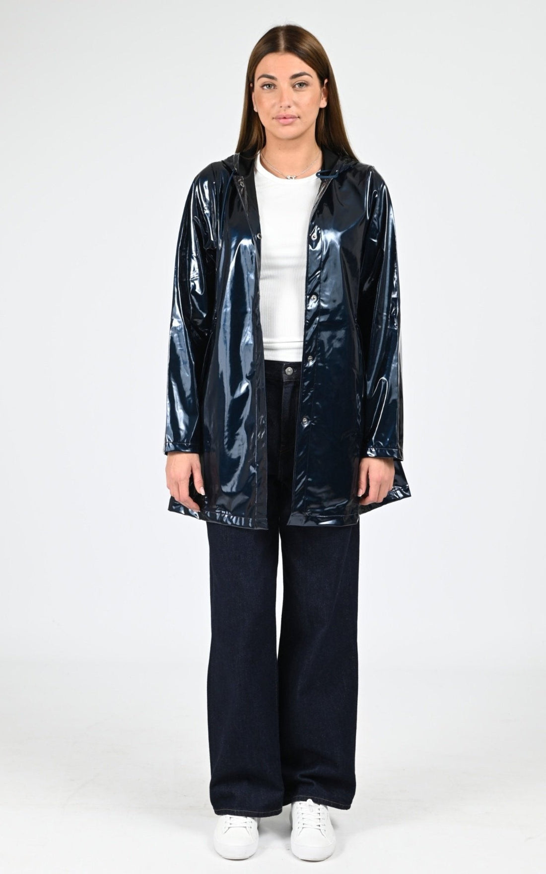 3/4 Textile Femme Rains, modèle 18050 a-line jacket de couleur spill 130