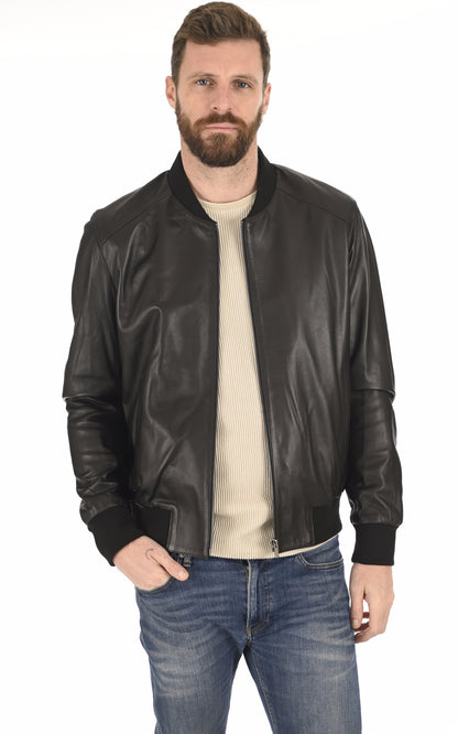 A &quot;SVE135-A&quot; Noir La Canadienne Blouson Homme opened photo