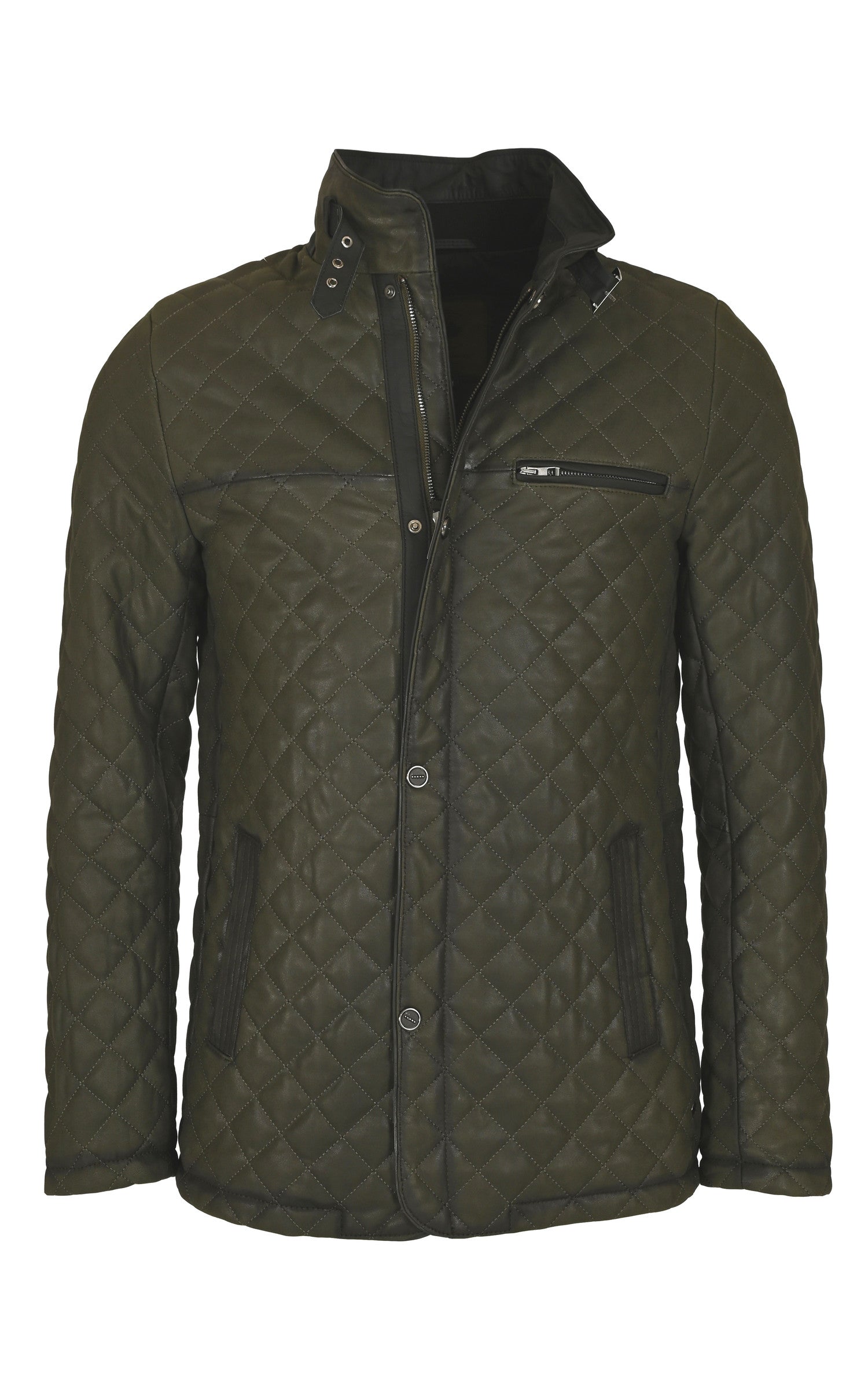 A &quot;E09&quot; Vert La Canadienne Veste Homme interior photo 4