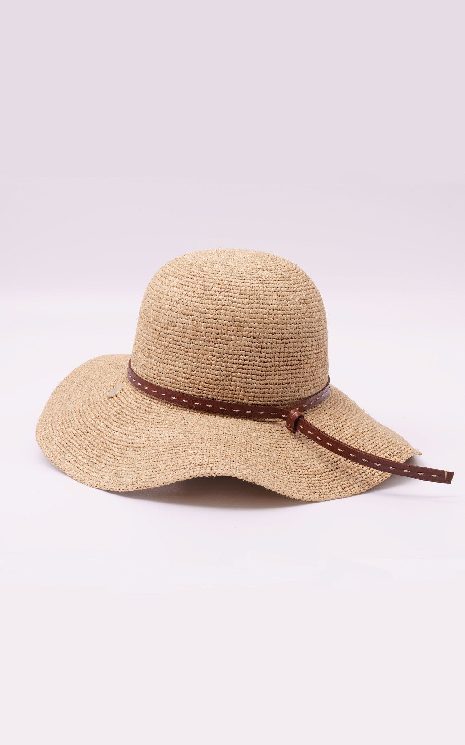 A &quot;BACON P24CAT27&quot; Beige Catarzi 1910 Chapeau Femme back photo