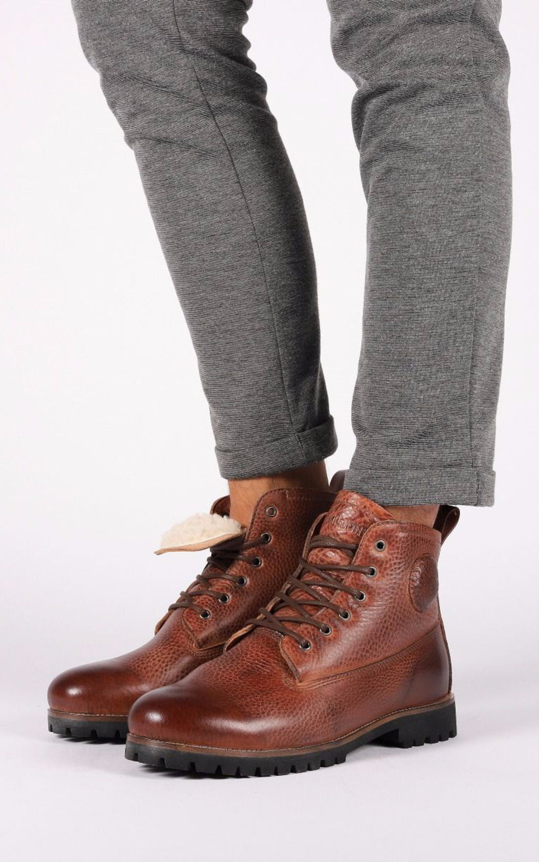 A &quot;OM60&quot; Marron Blackstone Bottes Homme interior photo