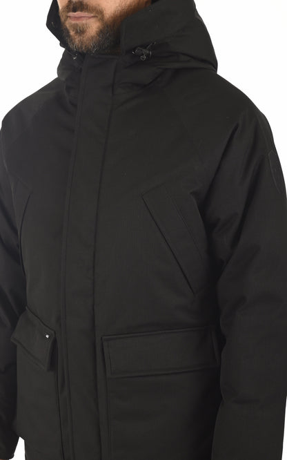 A &quot;HERITAGE&quot; Black Nobis Ves Doudoune Homme details photo