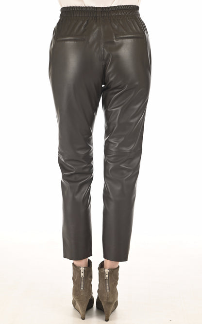 A &quot;GIFT 63641&quot; Marron Foncé Oakwood Pantalon Femme back photo