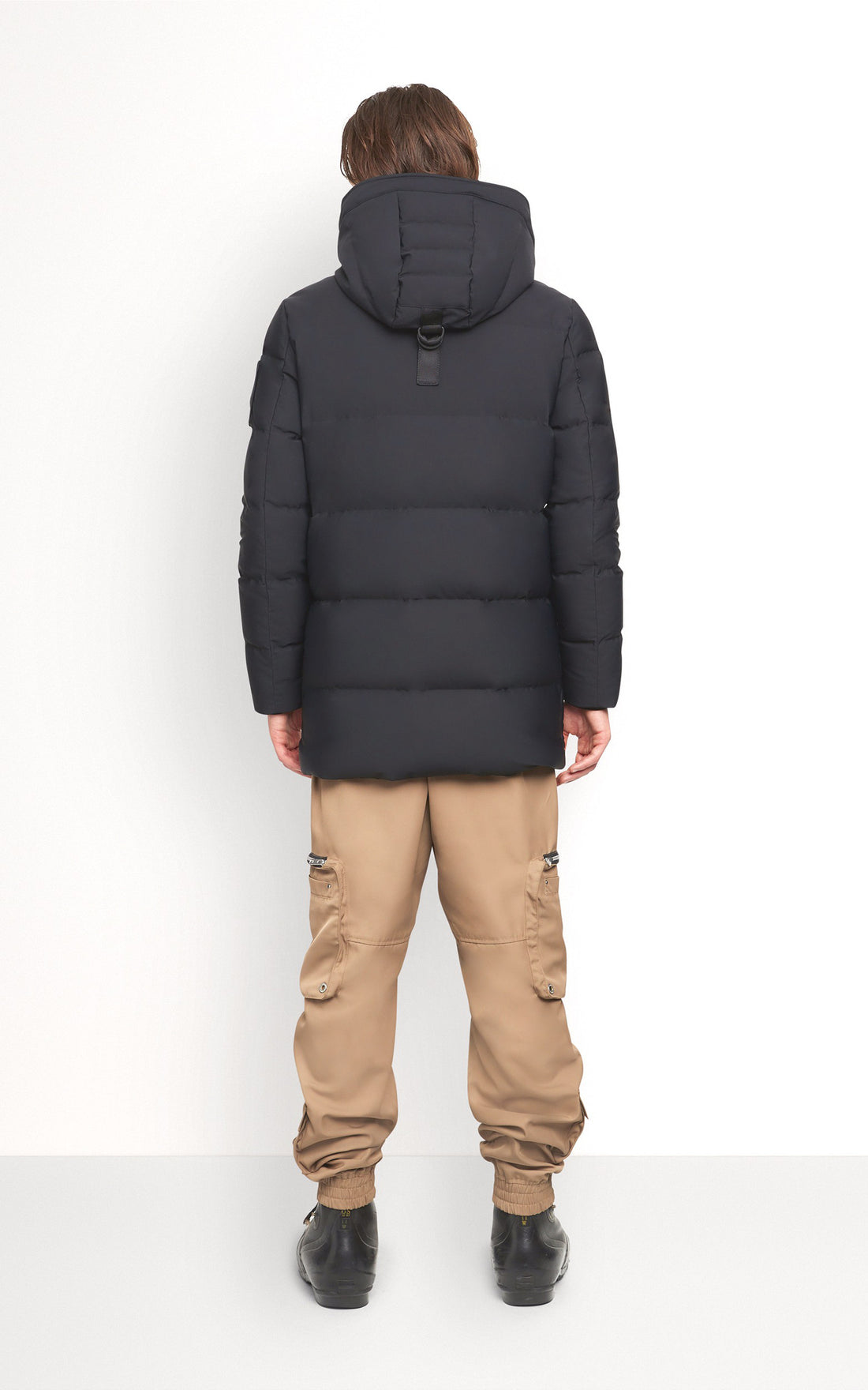 A &quot;VALLEYFIELD 2 M32MJ152&quot; Noir Moose Knuckles 3/4 Doudoune Homme opened photo