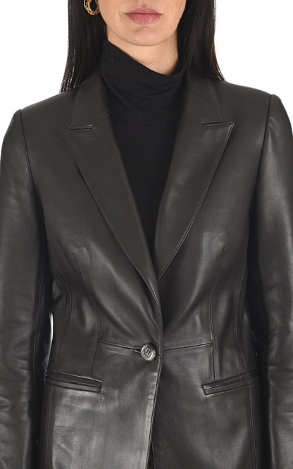 A &quot;ANTAMIL FF&quot; Noir La Canadienne Veste Femme details photo