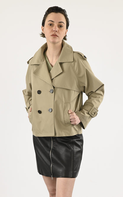A &quot;MARGOT 64732&quot; Kaki Clair Oakwood Veste Femme closed photo
