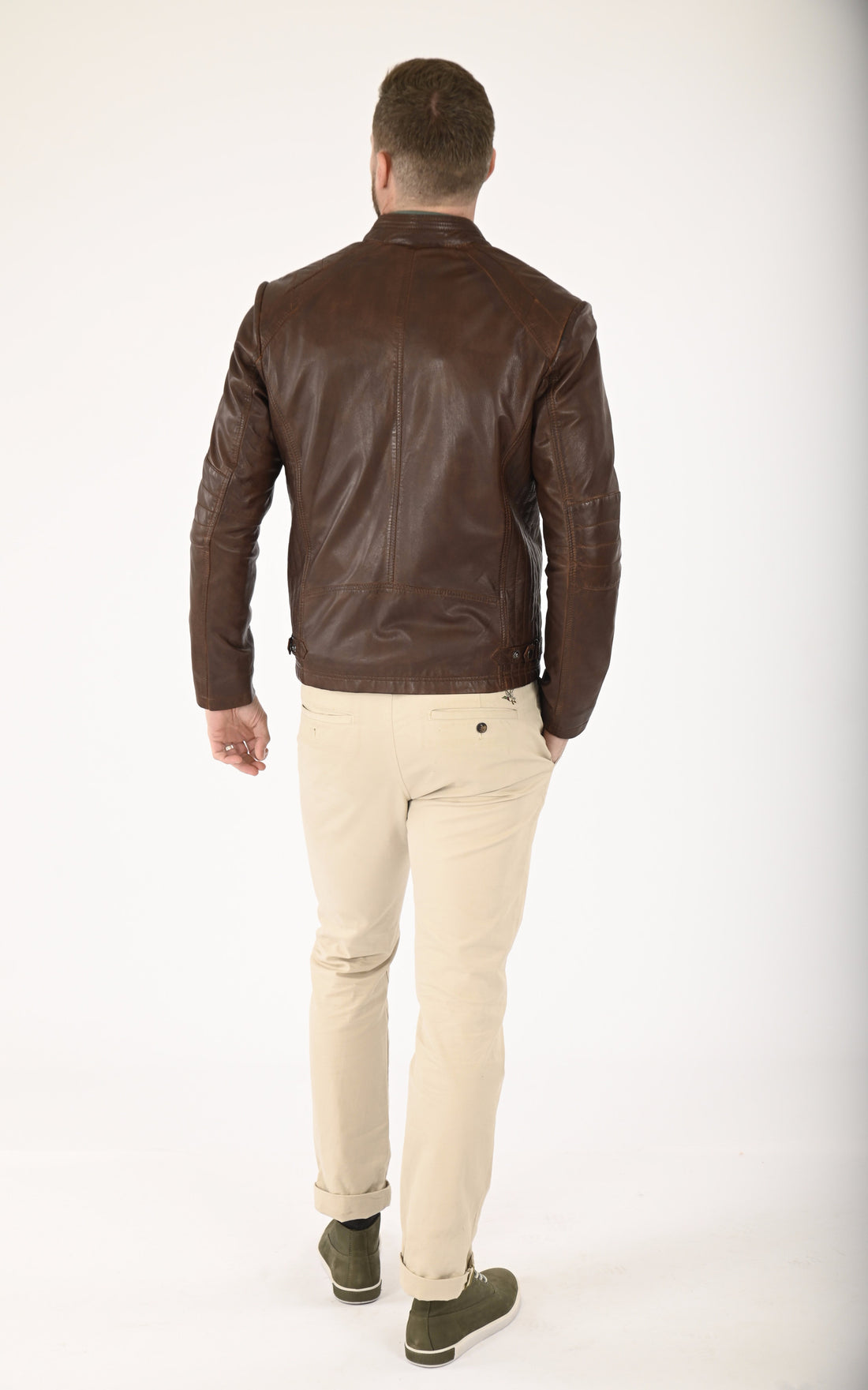A &quot;BULK&quot; Marron La Canadienne Blouson Homme closed photo