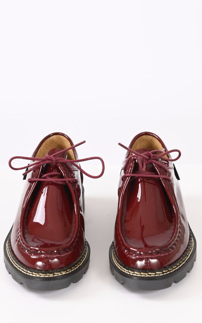 A &quot;MACHA&quot; Bordeaux Pellet Chaussures Femme closed photo