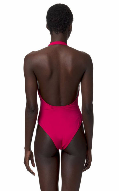A &quot;SYLVIE BEACH K1141JW&quot; Rouge K-Way maillot_de_bain Femme closed photo