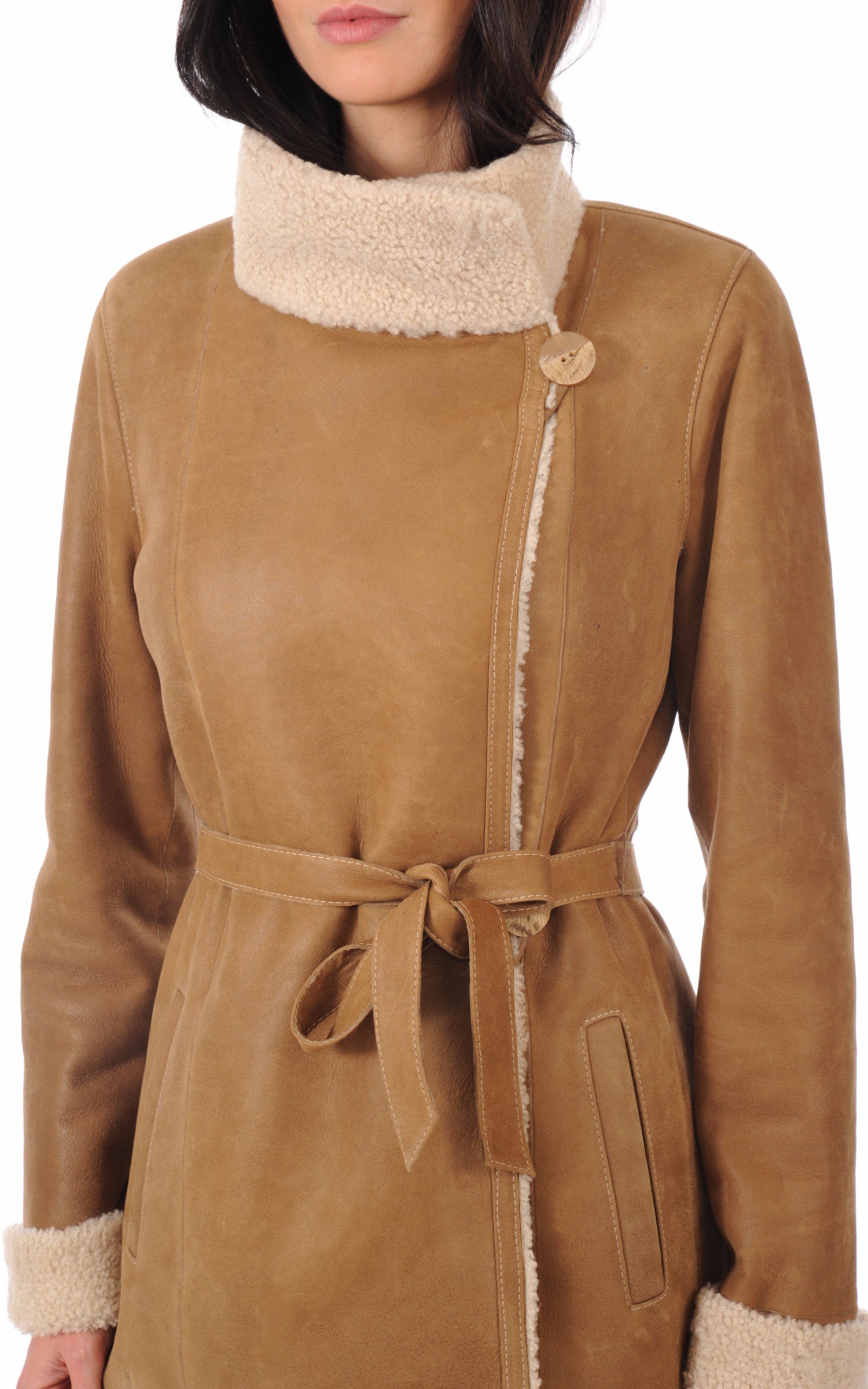 A &quot;1T7508 / 75 ESP&quot; Miel La Canadienne 3/4 Femme details photo 5