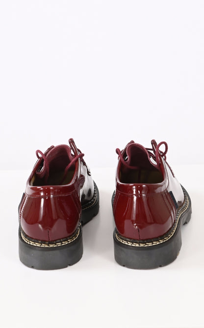 A &quot;MACHA&quot; Bordeaux Pellet Chaussures Femme back photo