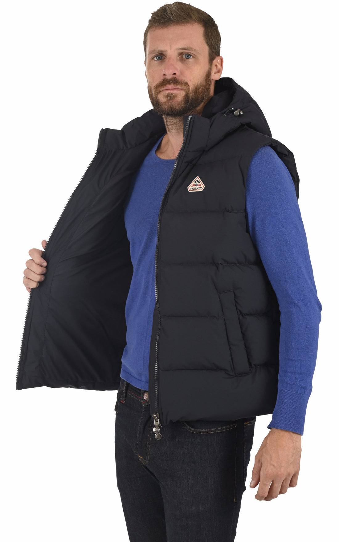 A &quot;SPOUTNIC VEST RIPSTOP&quot; Amiral Pyrenex gil_doudoune Homme opened photo