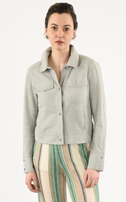 A &quot;RUBY 64740&quot; Vert Oakwood Blouson Femme closed photo