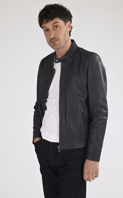 A &quot;MERCER 103391&quot; Bleu Marine Daytona 73 Blouson Homme opened photo