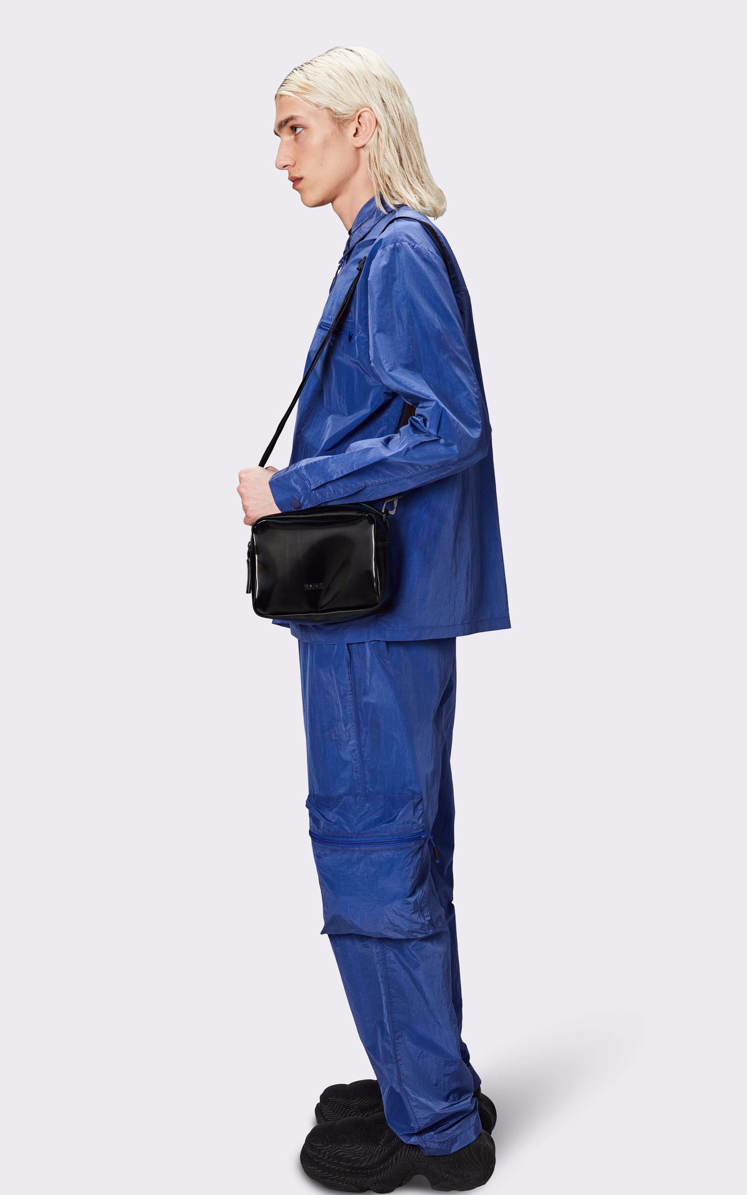 A &quot;14100 BOX BAG&quot; Noir Rains Sac Mixte opened photo 2