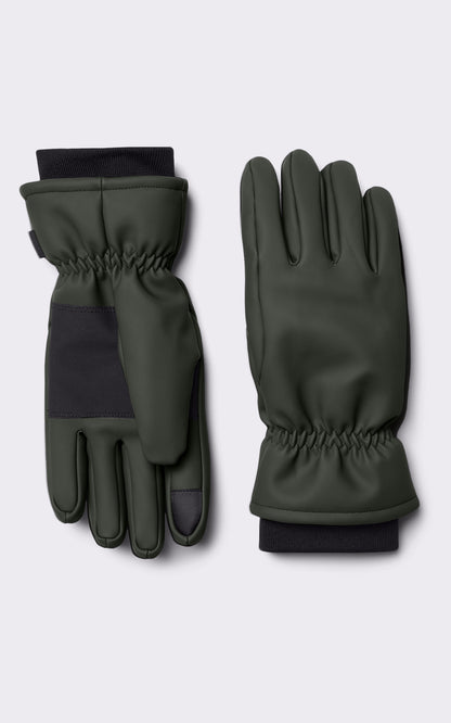 A &quot;21620 INSULATED GLOVES W1T3&quot; Vert Rains Gants Mixte opened photo