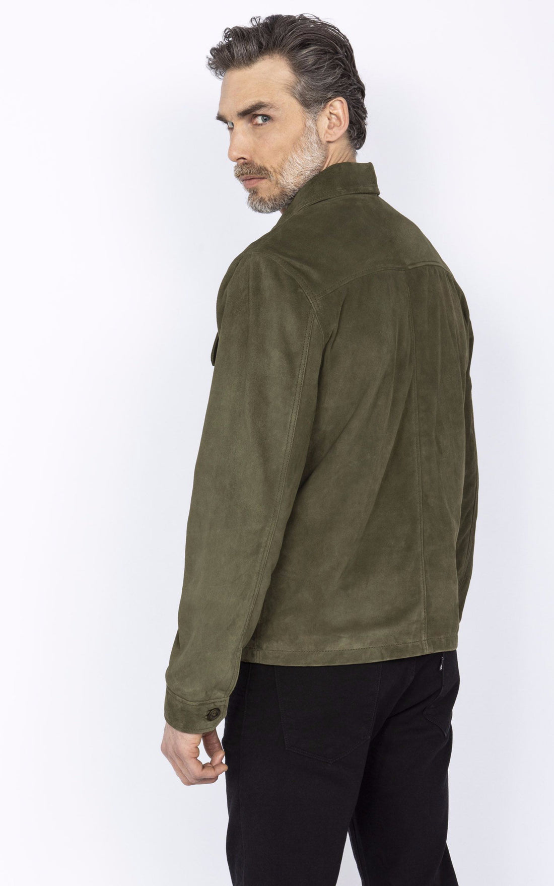A &quot;LCBRONXS&quot; Kaki Schott Veste Homme closed photo