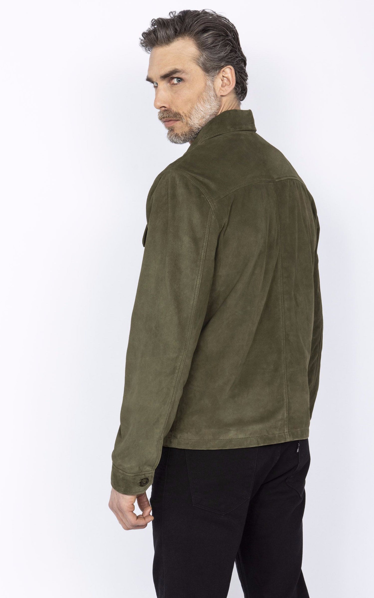 A &quot;LCBRONXS&quot; Kaki Schott Veste Homme interior photo 2