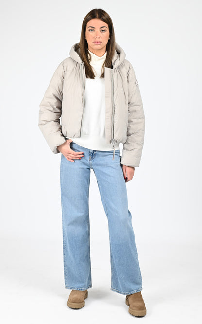 Veste à capuche Elba beige