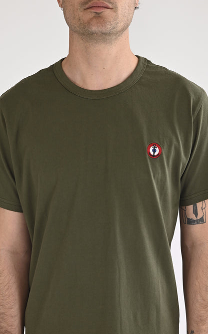 A &quot;CHALLENGER 103941&quot; Kaki Marine Nationale T-shirt Homme details photo