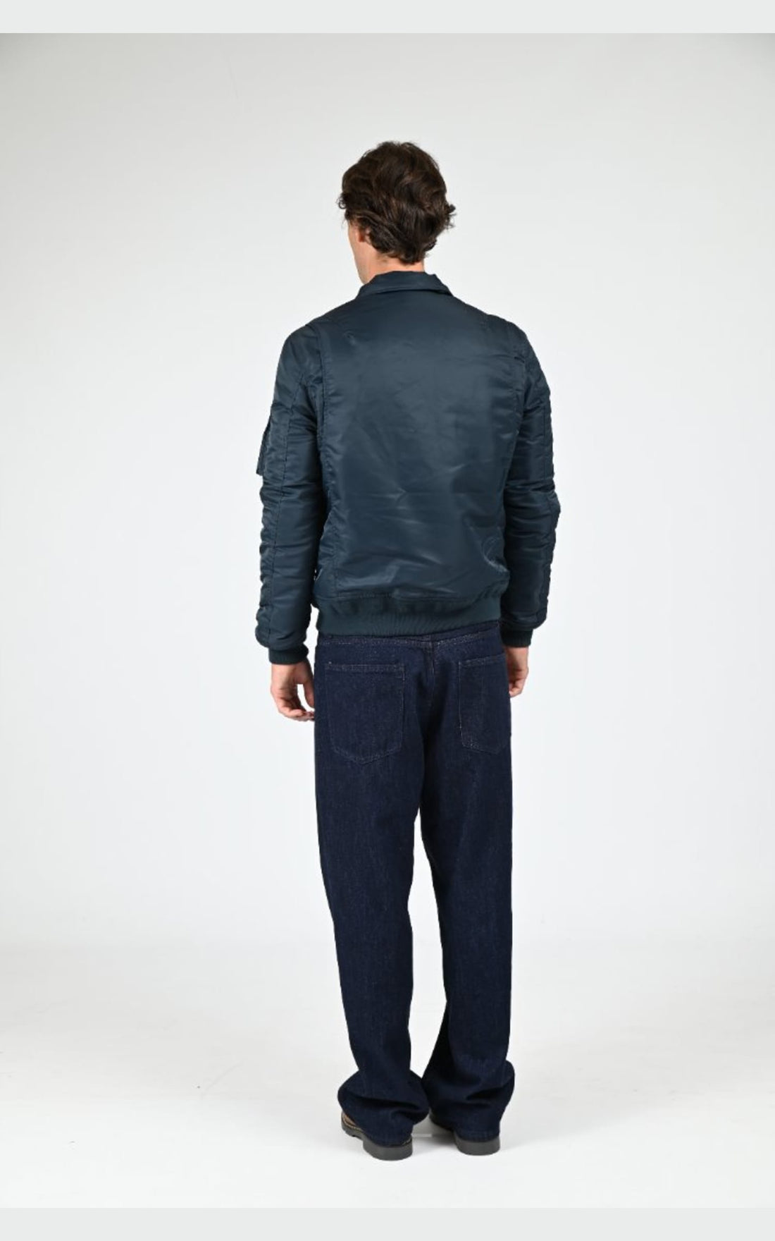 Blouson Textile Mixte Schott, modèle 210100 rs de couleur bleu