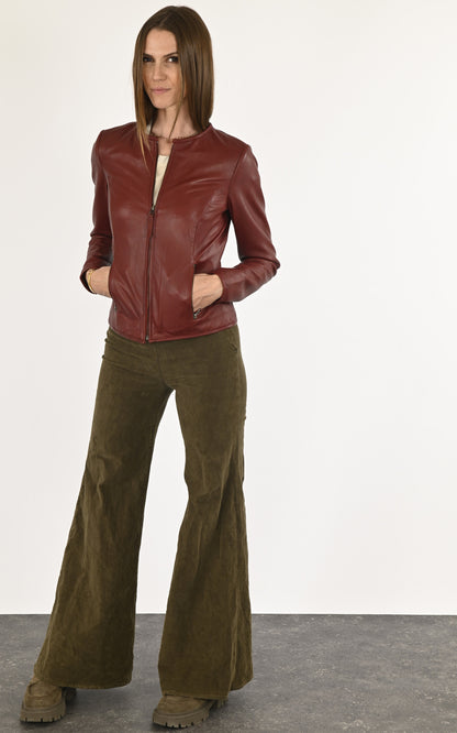 A &quot;ZADTE&quot; Rouge La Canadienne Spencer Femme closed photo