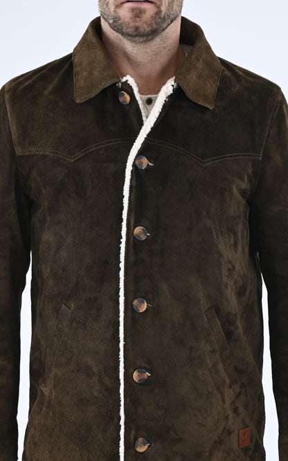A &quot;CARAVAN 103682&quot; Marron Iron&amp;Resin Veste Homme details photo