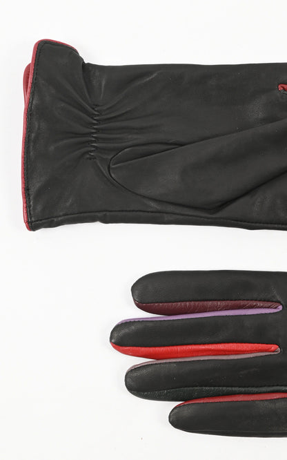 Gants Cuir Mixte La canadienne, modèle 2145-4 gloves de couleur noir
