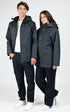 Parka Textile Mixte Rains, modèle 21450 nome parka w3t3 de couleur navy 47