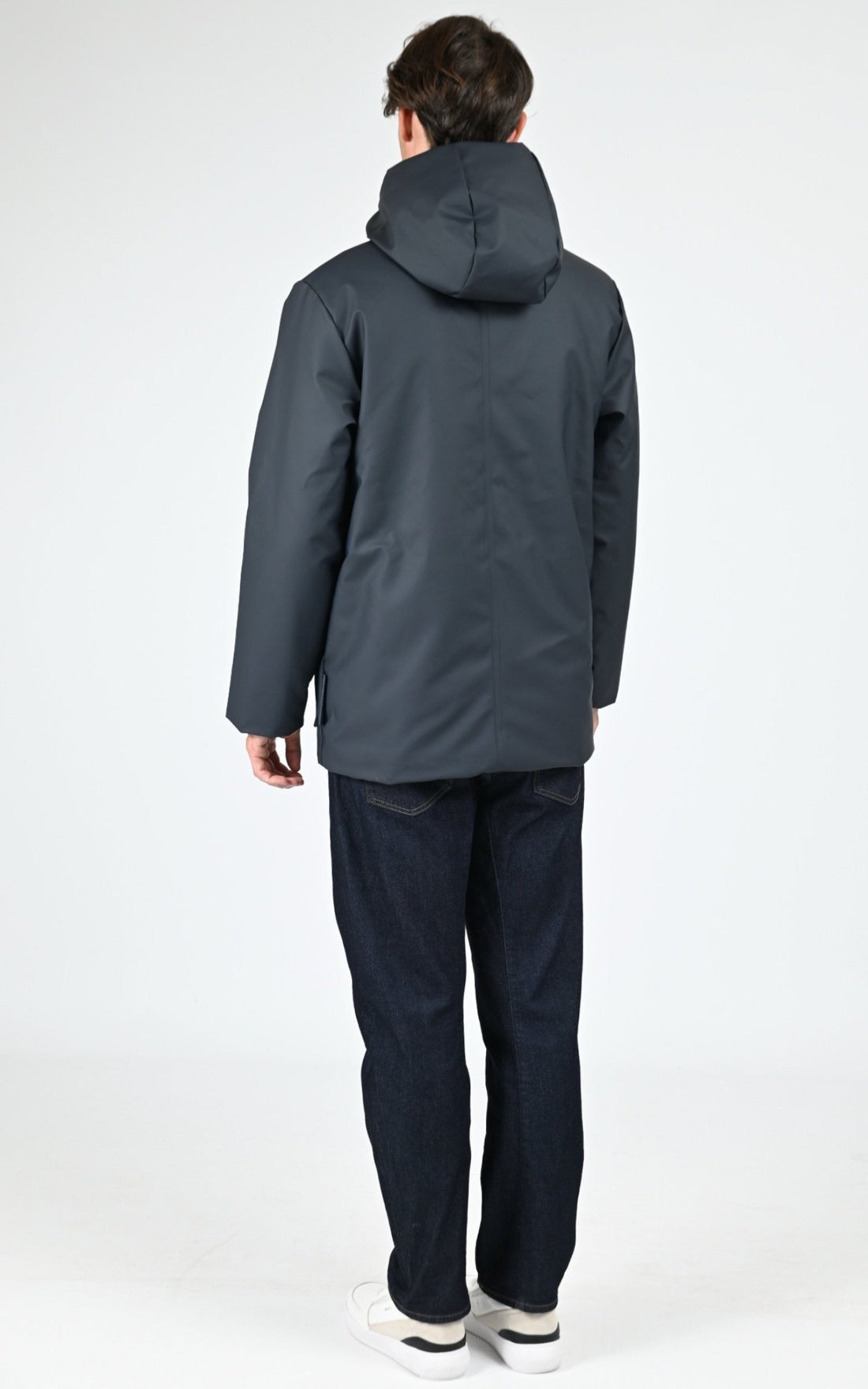 Parka Textile Mixte Rains, modèle 21450 nome parka w3t3 de couleur navy 47